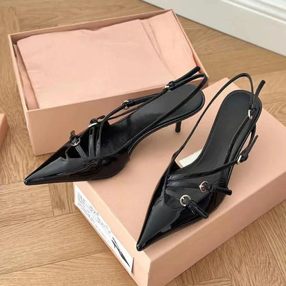 Women's Sexy Hollow Pointed High Heel Shoes