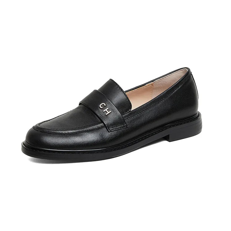 New Spring Women's Fashion Rainbow Loafers – Round Toe Chunky Shoes | Versatile Women Pumps