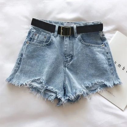 Summer Fashion Tassel Denim Shorts