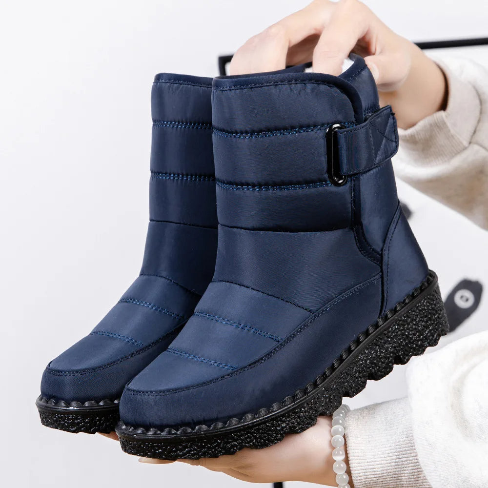 Women Non Slip Waterproof Winter Snow Boots