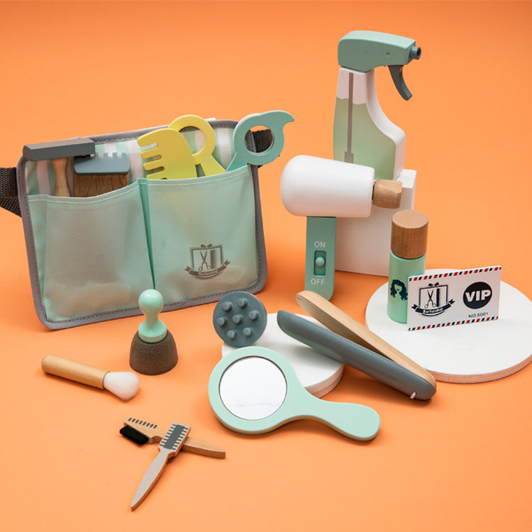 Wooden Haircut Set – Emotional & Visual Development Toy