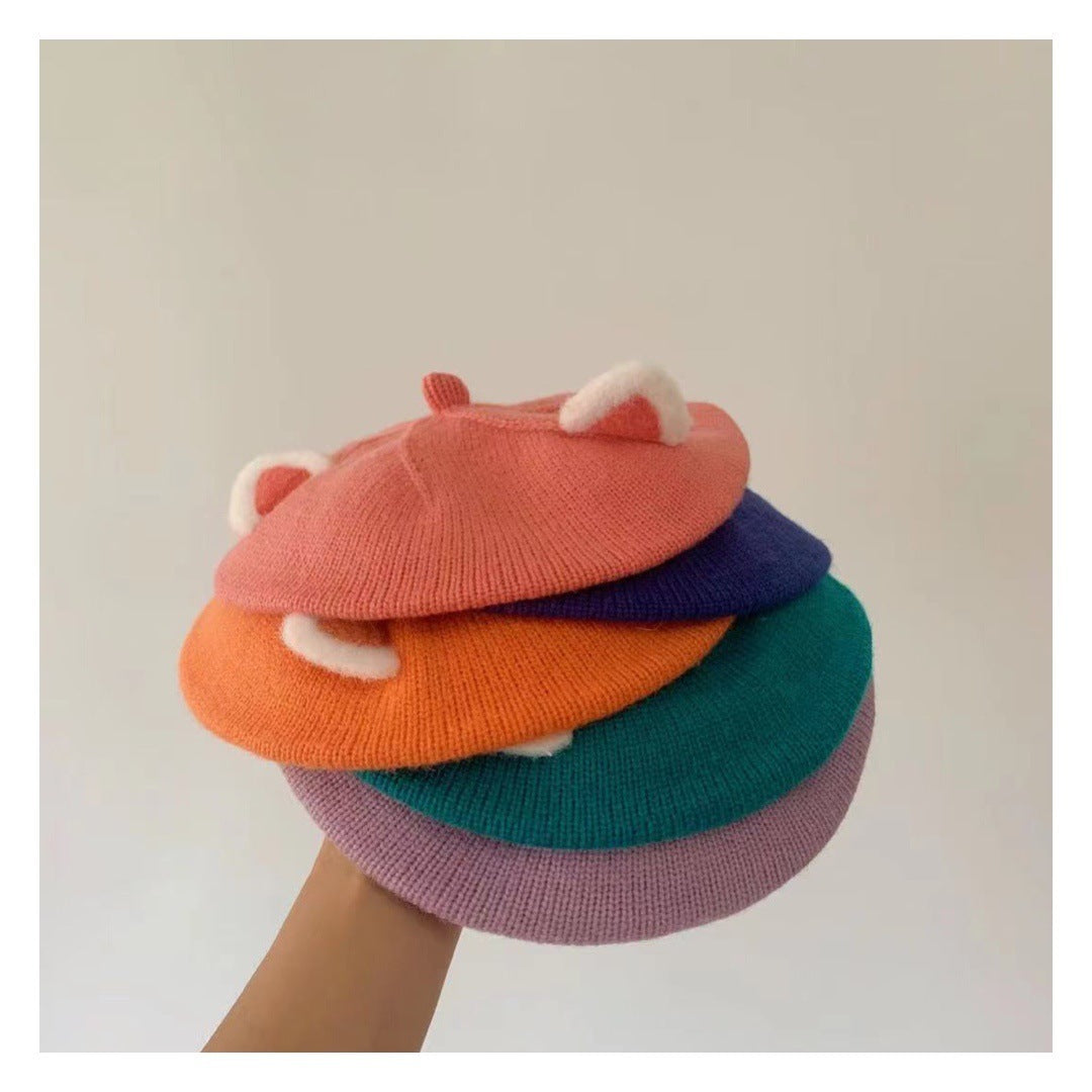 Spring & Autumn Baby Knitting Wool Berets – Cozy & Protective