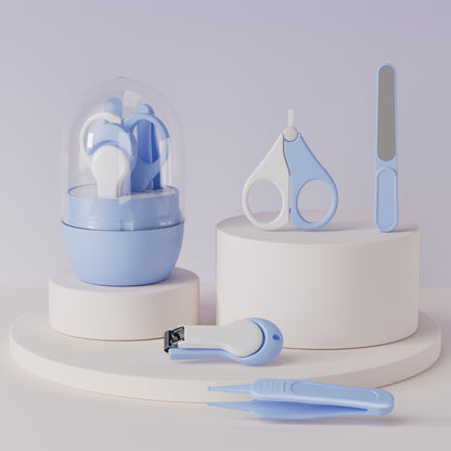 4-in-1 Convertible Baby Manicure Kit – Safe & Gentle Nail Care for Infants