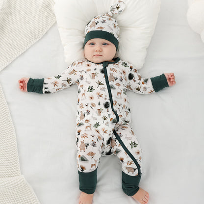 Full Printed Animal One-Piece Clothing for Babies