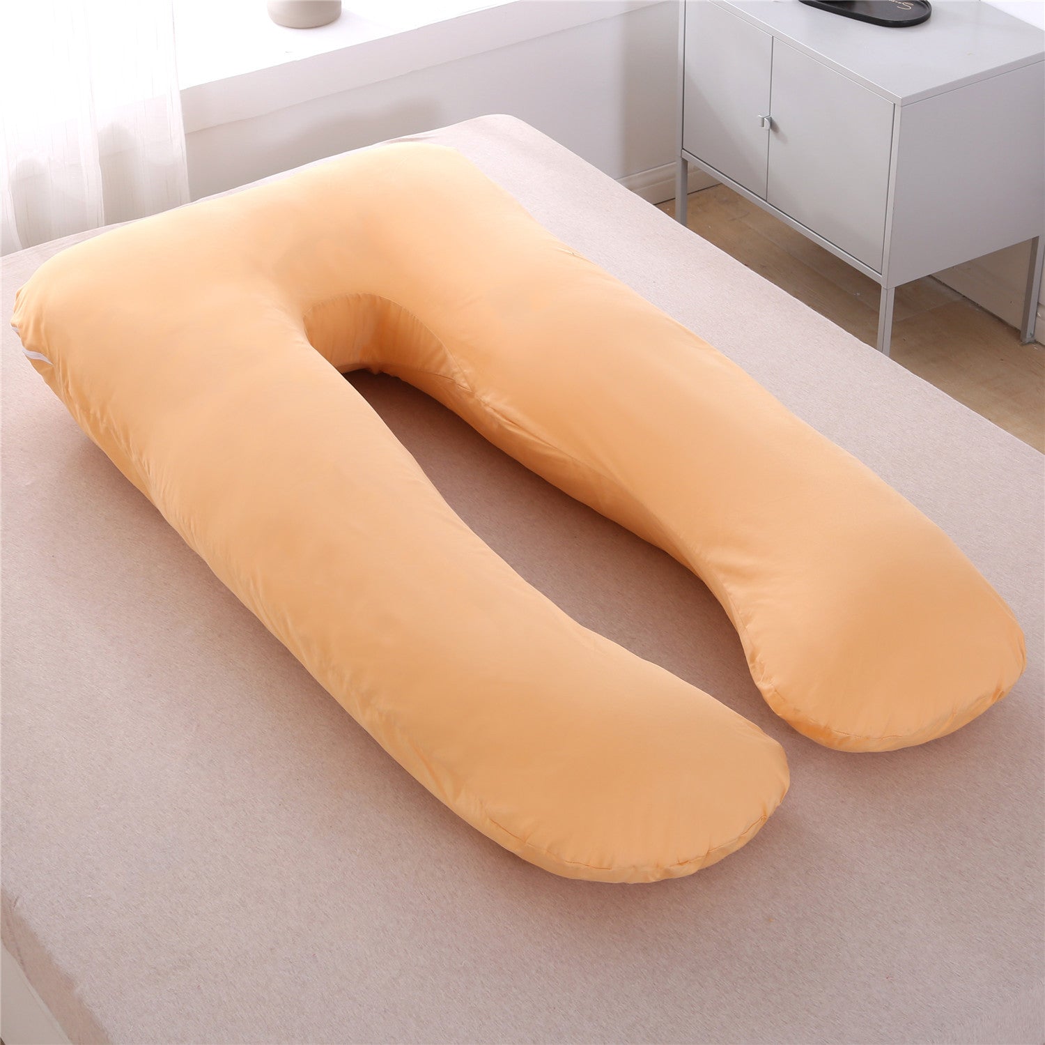 Full Body Maternity Pillow – Removable & Washable U-Shape Support for Pregnancy Comfort