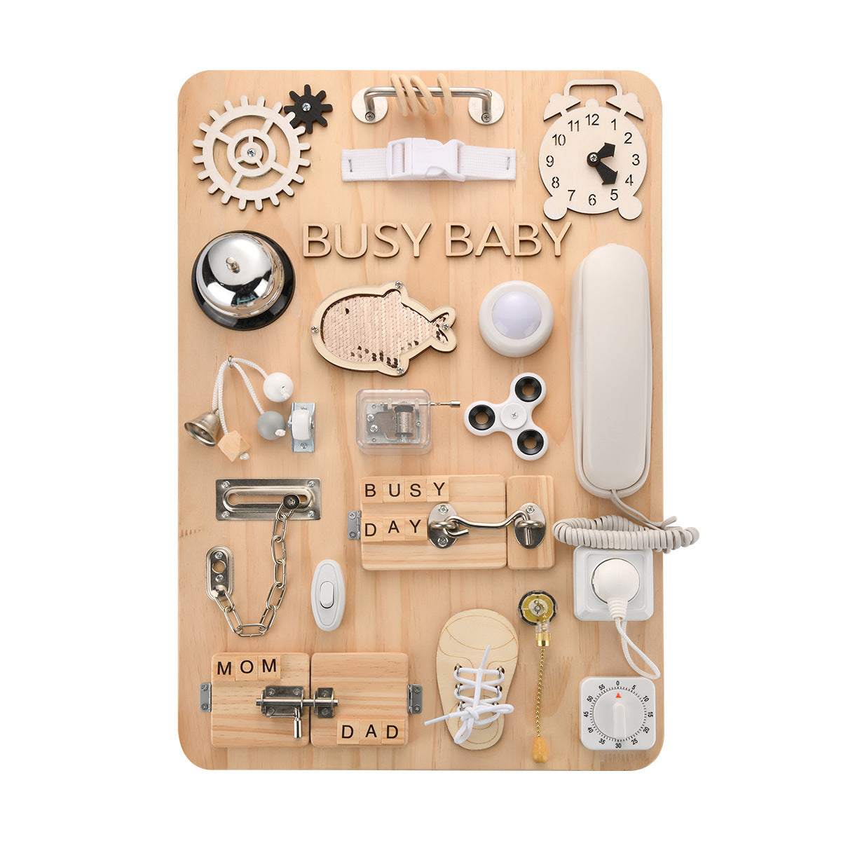 Wooden Montessori Housing Toy – Minimalist, Durable & Educational