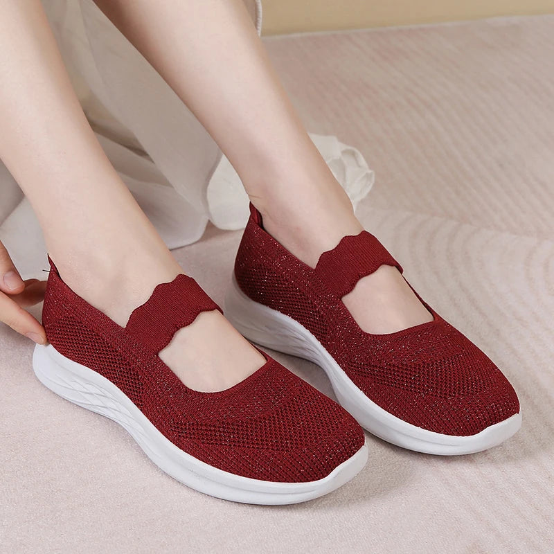 2025 Summer Women's Lightweight Walking Shoes – Breathable, Non-Slip & Comfortable | Ideal for Moms & Pregnant Women